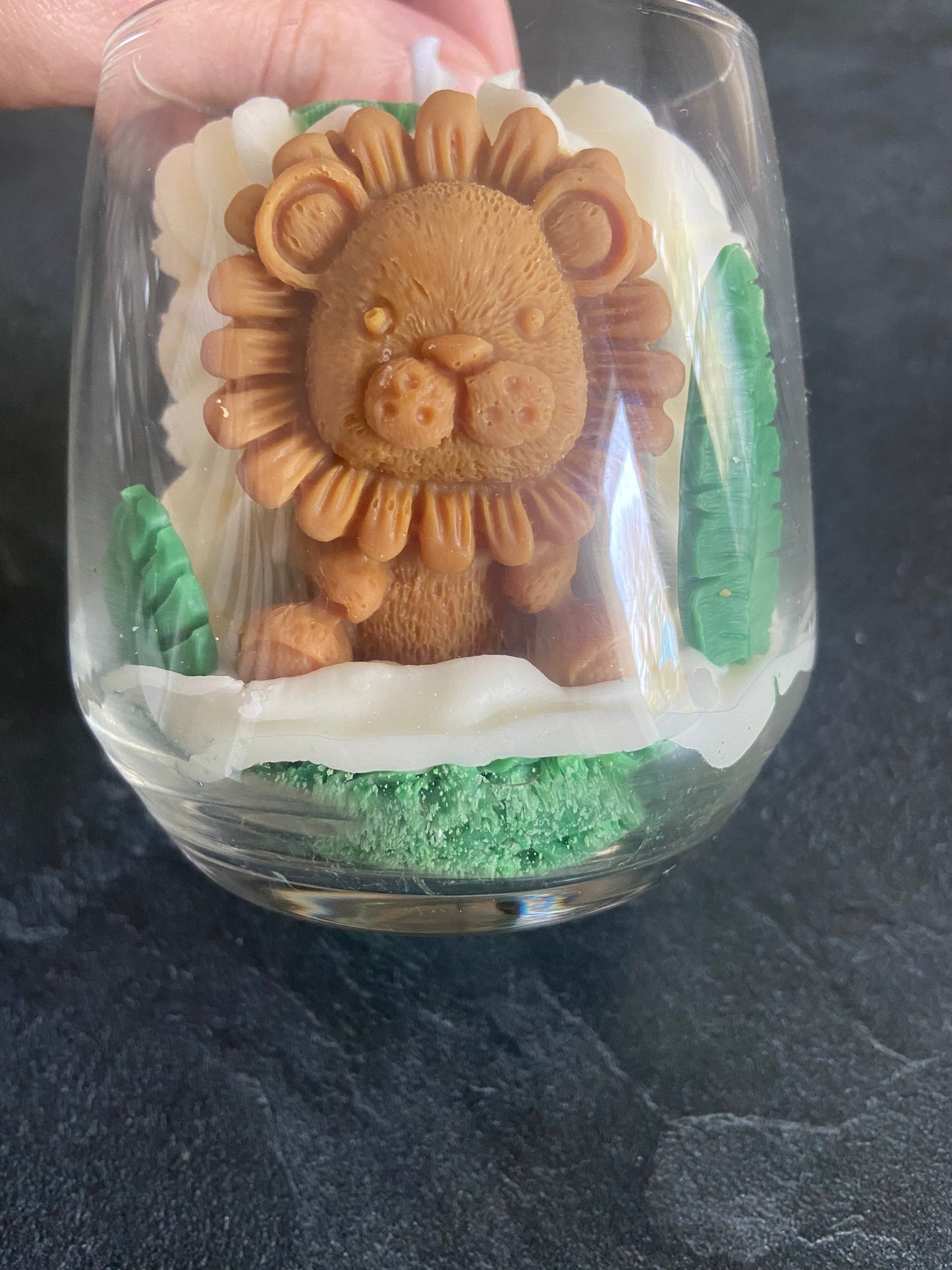 Bougie gourmande Bougie lion Bougie parfumée caramel Bougie noel Bougie chantilly Bougie artisanale Bougie végétale Idée cadeau