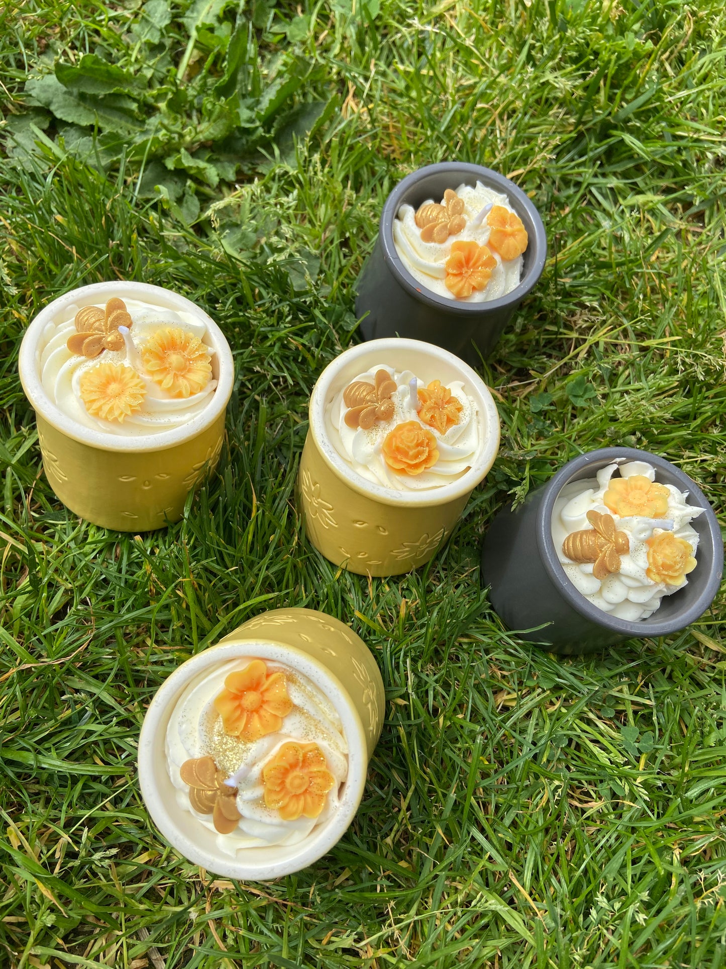 Bougie gourmande Bougie parfumée citronnelle Bougie artisanale Bougie végétale Bougie naturelle Bougie chantilly Idée cadeau