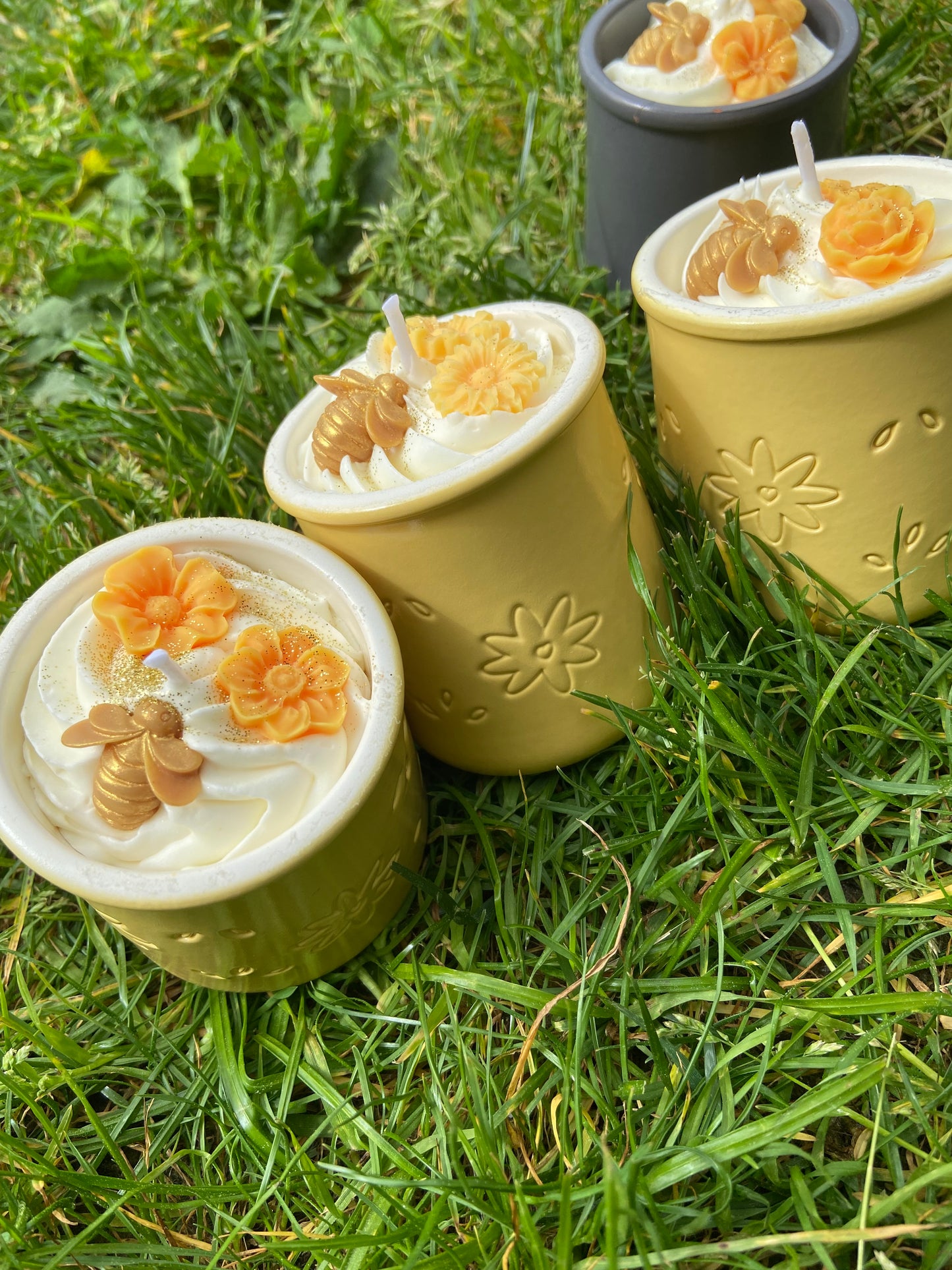 Bougie gourmande Bougie parfumée citronnelle Bougie artisanale Bougie végétale Bougie naturelle Bougie chantilly Idée cadeau