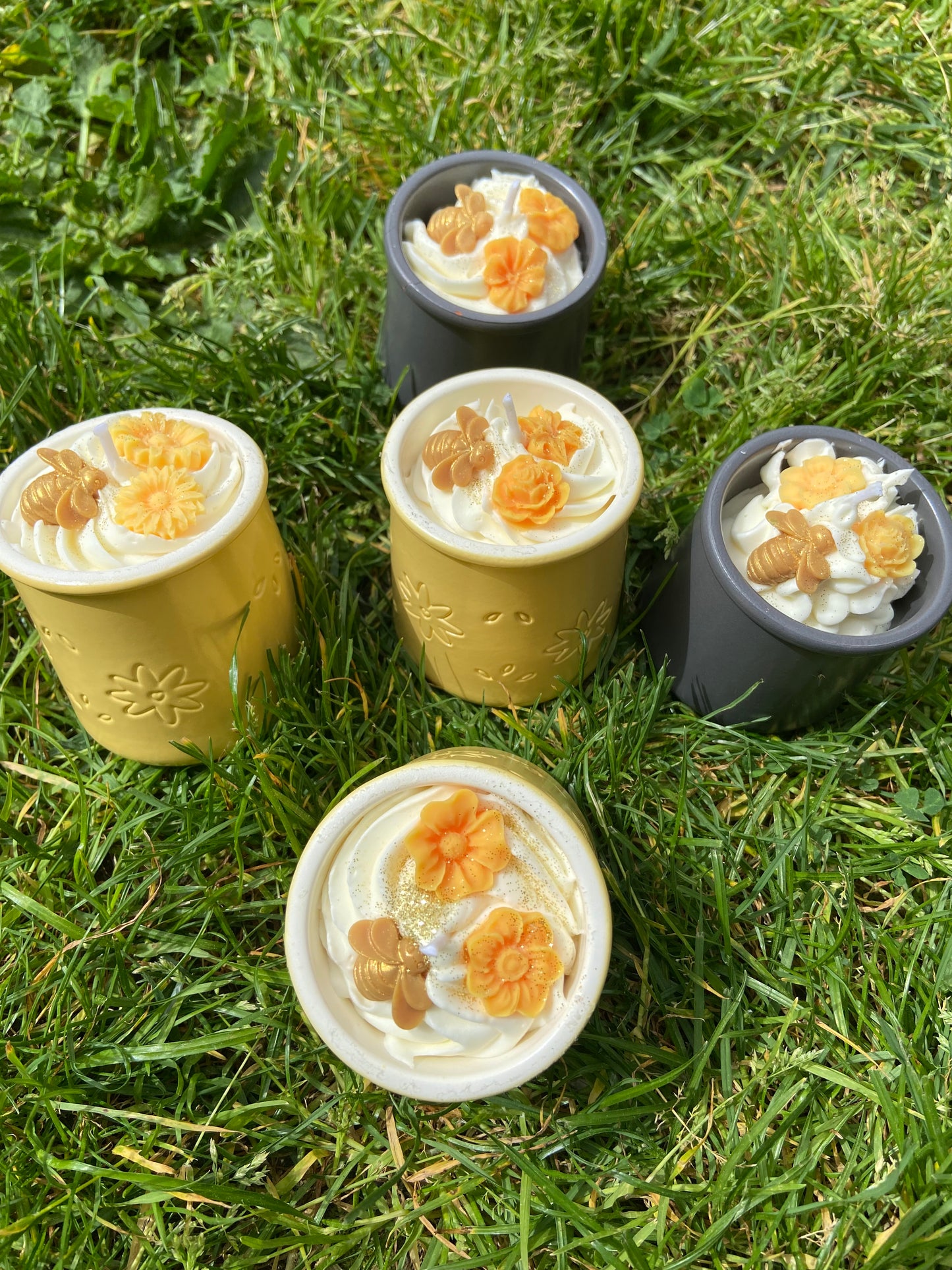 Bougie gourmande Bougie parfumée citronnelle Bougie artisanale Bougie végétale Bougie naturelle Bougie chantilly Idée cadeau