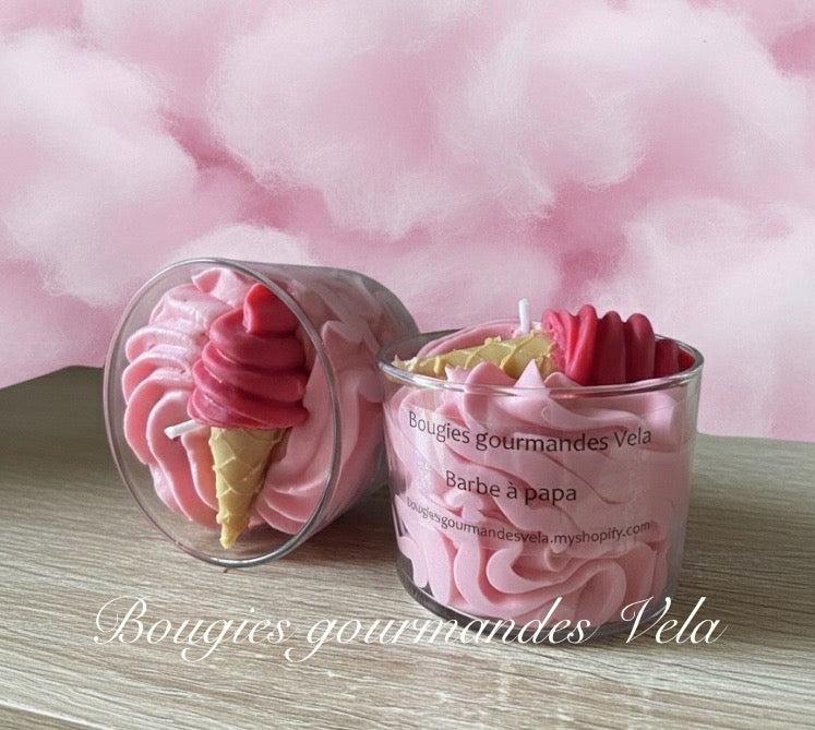 Vela gourmet Vela oso polar y copos de nieve Vela perfumada Vela navideña Vela chantilly Vela artesanal Vela vegetal Idea de regalo