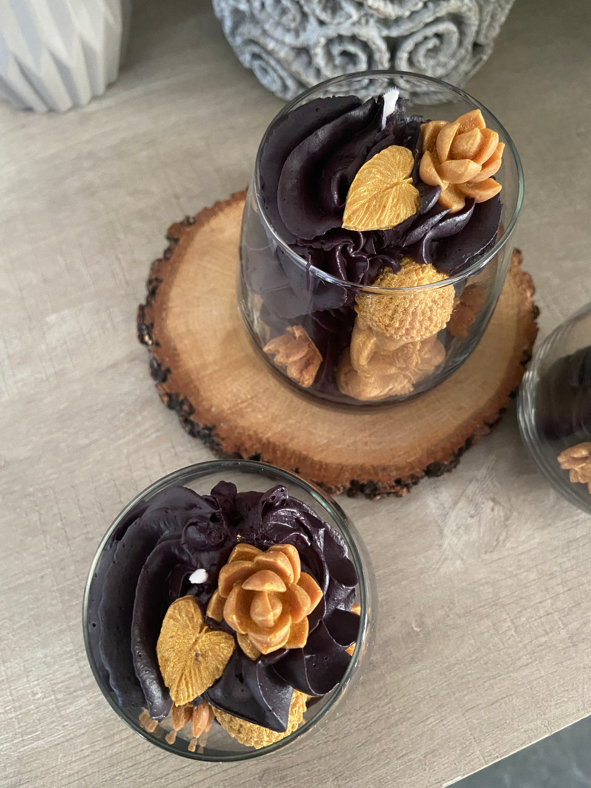 Bougie gourmande Bougie bouddha lotus Bougie bien-être Bougie parfumée Bougie chantilly Bougie artisanale Bougie végétale Idée cadeau