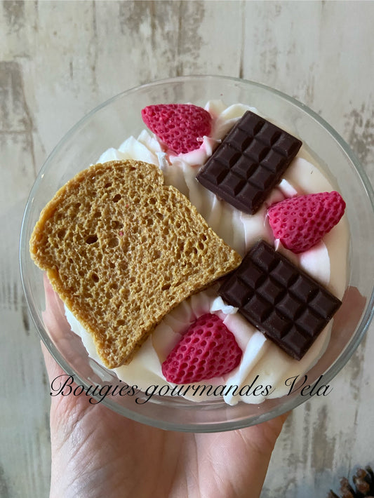 Bougie tartine biscotte viennoiserie Bougie gourmande Bougie parfumée viennoiserie Bougie gourmandise Bougie chantilly Bougie artisanale Bougie végétale Idée cadeau