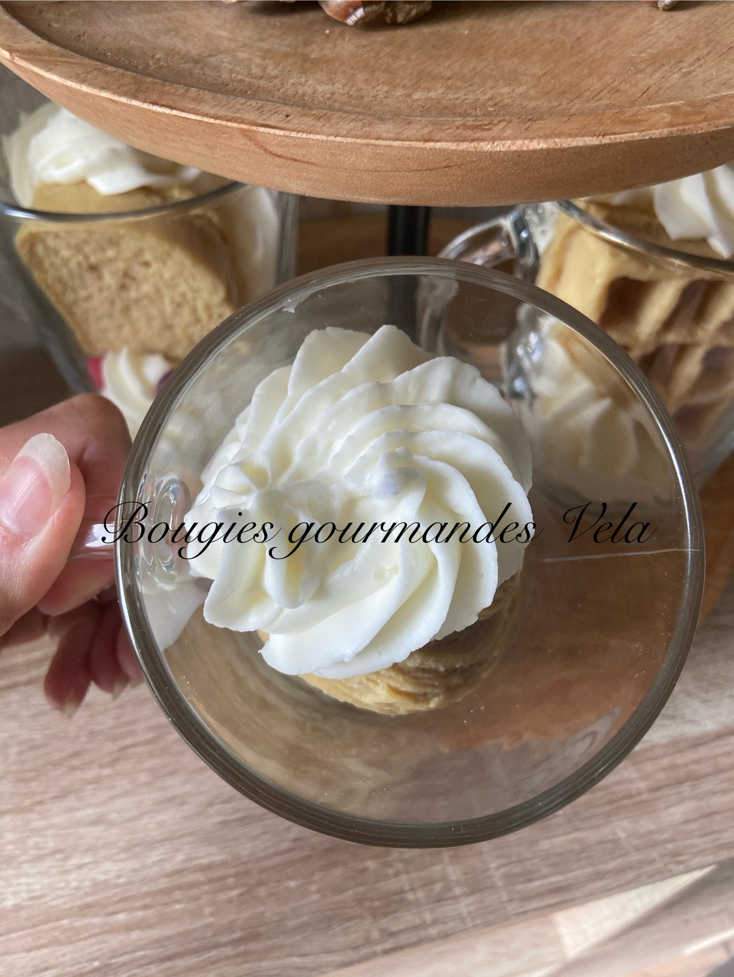 Bougie croissant Bougie gâteau Bougie gourmande Bougie parfumée viennoiserie Bougie chantilly Bougie artisanale Bougie végétale Idée cadeau