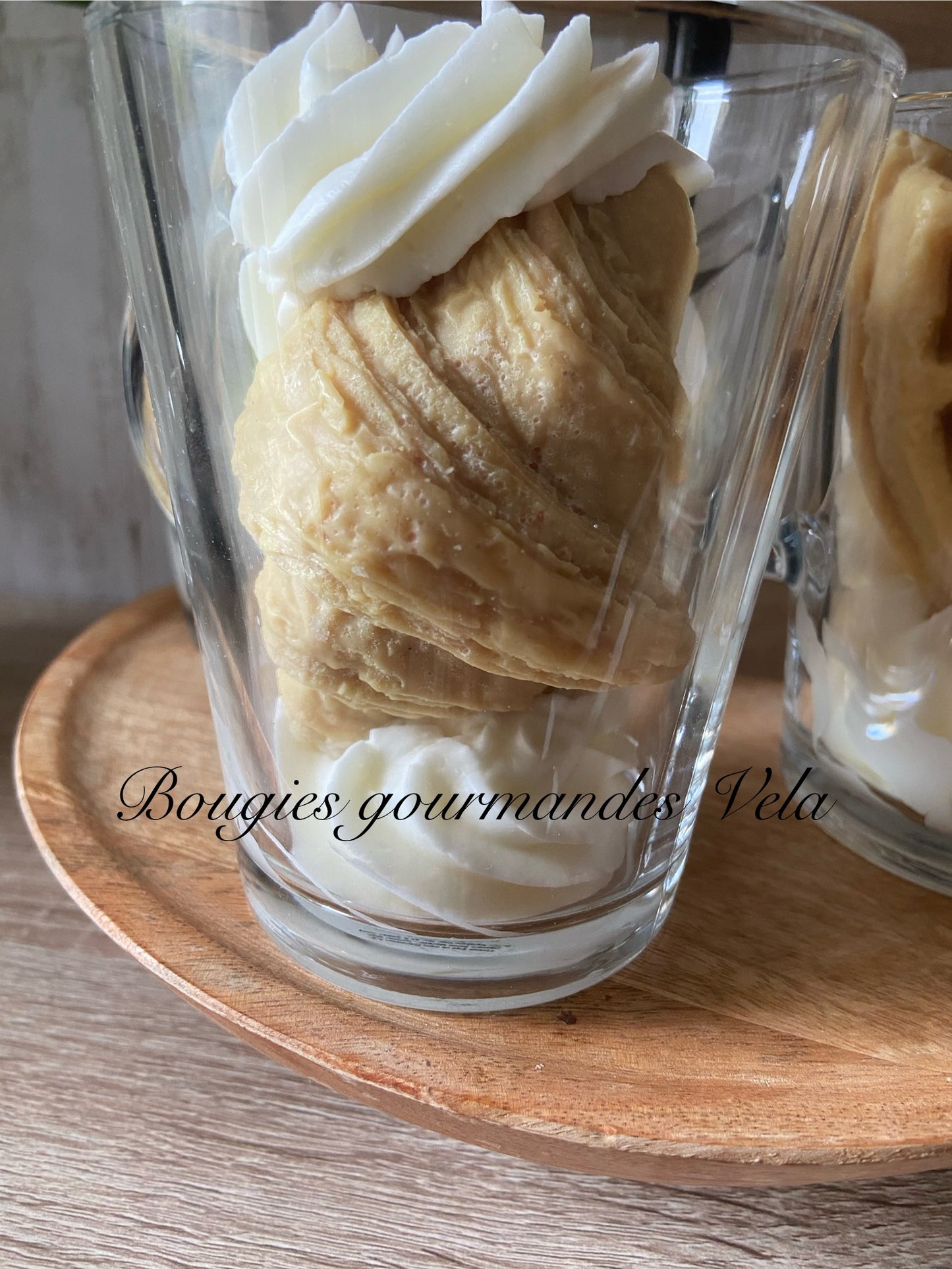 Bougie croissant Bougie gâteau Bougie gourmande Bougie parfumée viennoiserie Bougie chantilly Bougie artisanale Bougie végétale Idée cadeau