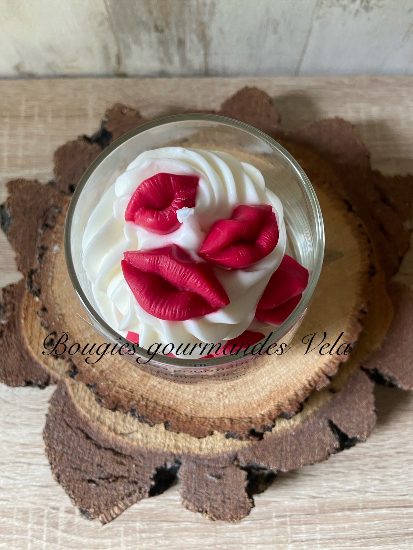 Bougie orchidée Bougie bisous Bougie gourmande Bougie parfumée fruits rouges Bougie chantilly Bougie artisanale Bougie végétale Idée cadeau