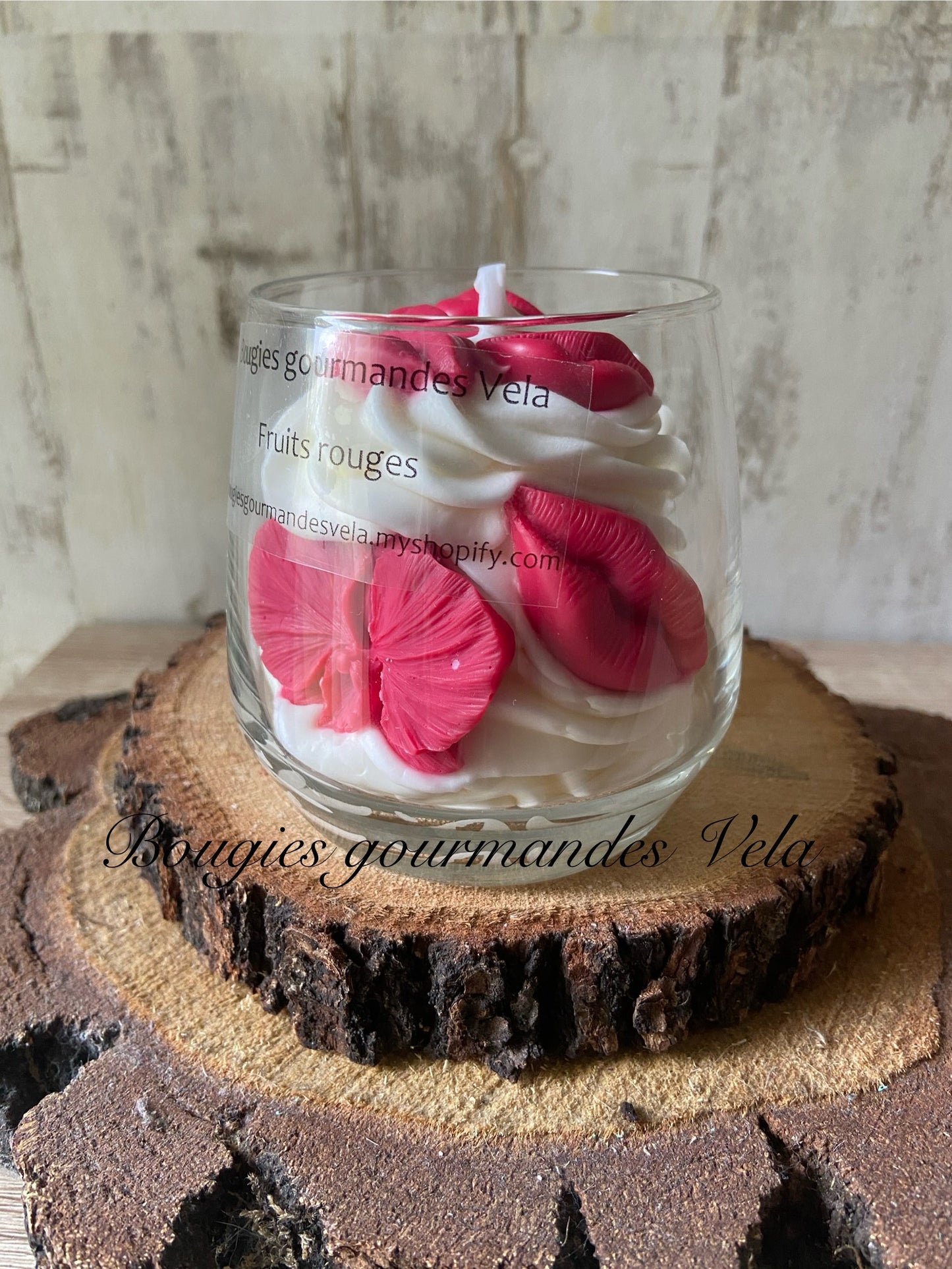Bougie orchidée Bougie bisous Bougie gourmande Bougie parfumée fruits rouges Bougie chantilly Bougie artisanale Bougie végétale Idée cadeau