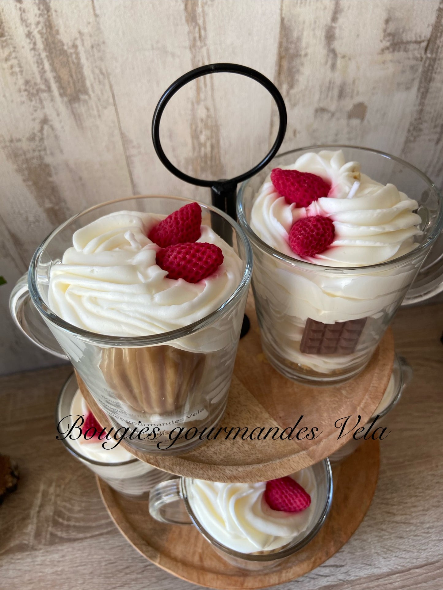 Bougie gourmande Bougie madeleine Bougie parfumée madeleine gourmande Bougie chantilly Bougie artisanale Bougie végétale Idée cadeau