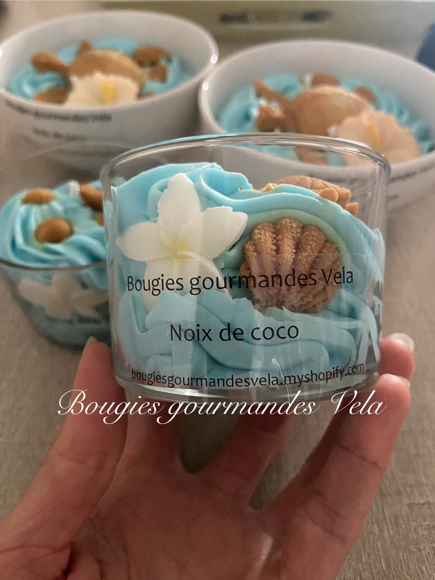 Vela gourmet Vela perfumada de frutos rojos Vela chantilly Vela artesanal Vela vegetal Idea de regalo